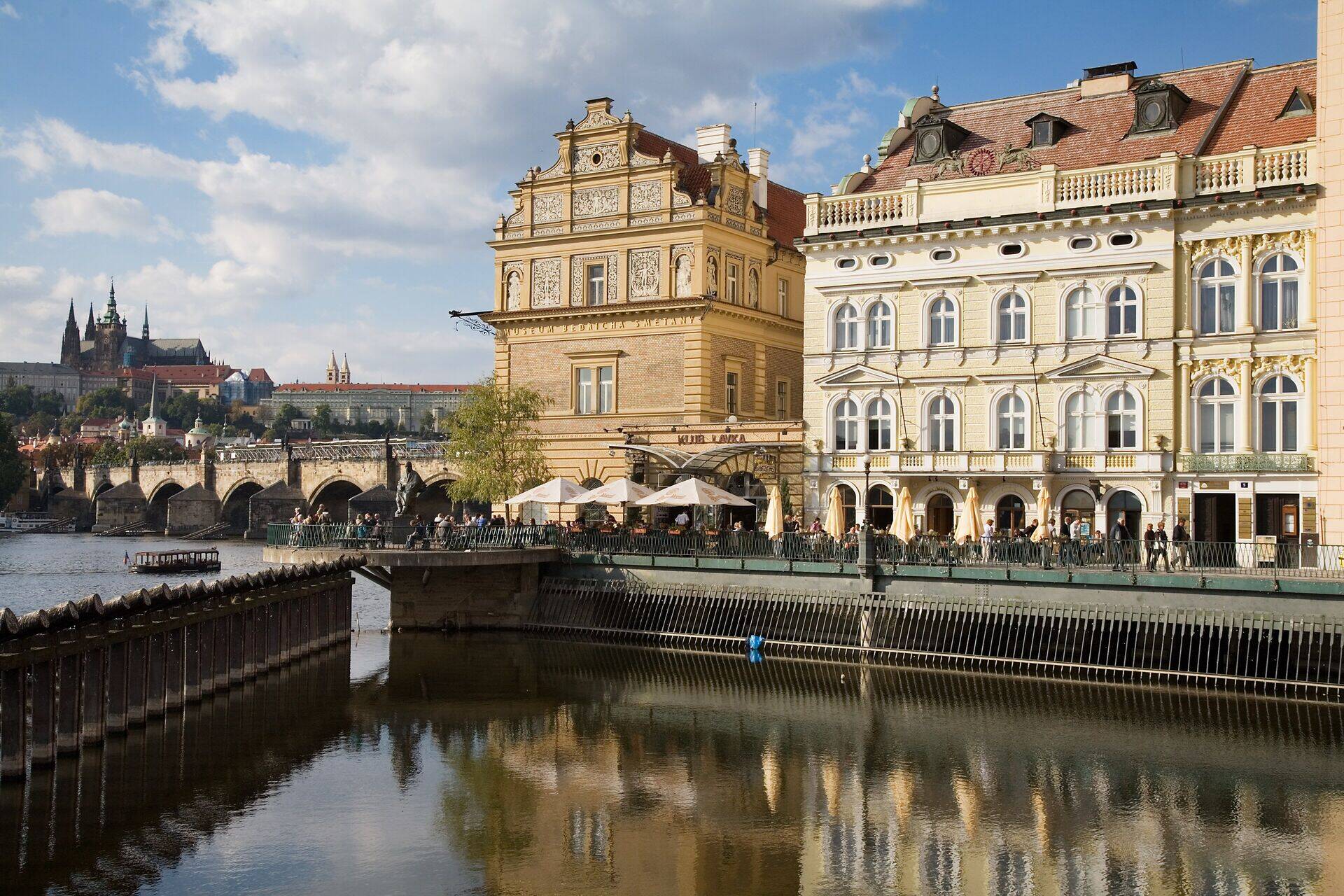 Karlův most a Vltava